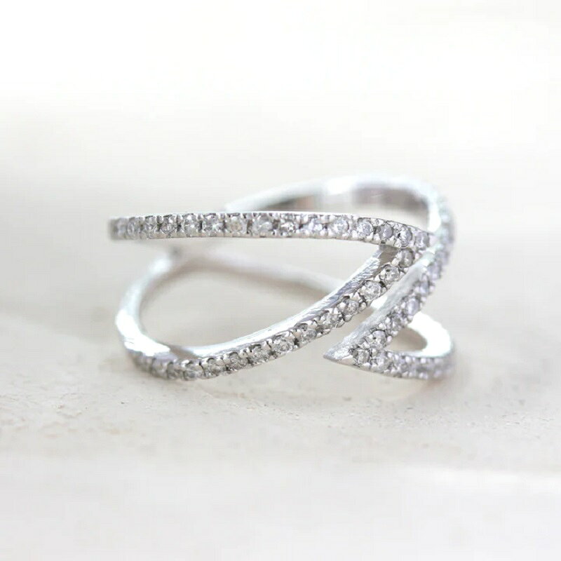 JaMais JYU -じゅう- ダイヤモンド 約0.34ct リング 9号前後 15号前後 K18WG 18金ホワイトゴールド ains1-10053789 アイマス サンプル画像2