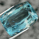 ブルートパーズ 85.504ct ルース ◆ クッションカット スクエア 大粒 大ぶり デカい ブルートパーズルース 11月誕生石 <ソーティング> 裸石【ルー...