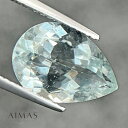 アクアマリン 3.33ct ルース ◆ アクワマリン ペアシェイプ ティアドロップ しずく 雫 3ctアップ 3月誕生石 裸石【ルース 送料無料】【製品へのオーダー加工承ります】RLR.MA