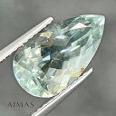 アクアマリン 3.82ct ルース ◆ アクワマリン ペアシェイプ ティアドロップ しずく 雫 3ctアップ 3月誕生石 裸石【ルース 送料無料】【製品へのオーダー加工承ります】RLR.MA