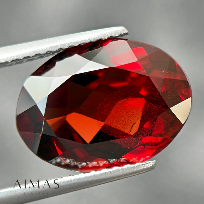 スぺサルティンガーネット 6.78ct ルース ◆ スペサタイトガーネット オーバルカット 楕円 大ぶり 大きい 大粒 スぺサルティンガーネットルース 1月誕生石 裸石 【ルース 送料無料】【製品へのオーダー加工承ります】RLJ.MA