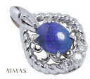 ブラックオパール 1.1ct ペンダントトップ PT900 プラチナ ダイヤモンド ブラックオパールペンダントトップ ペントップ 雫型 ドロップモチーフ 透かし装飾 ツタ アラベスク ロープ ツイスト 1ctアップ 10月誕生石【中古】【ジュエリー】【送料無料】RGE.A