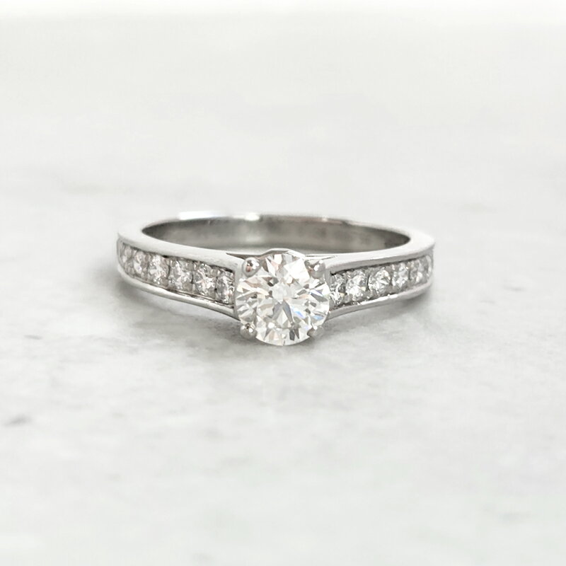 【セール】【Cartier】カルティエ 1895 メインダイヤモンド 0.36ct (H VS2 3EXCELL...