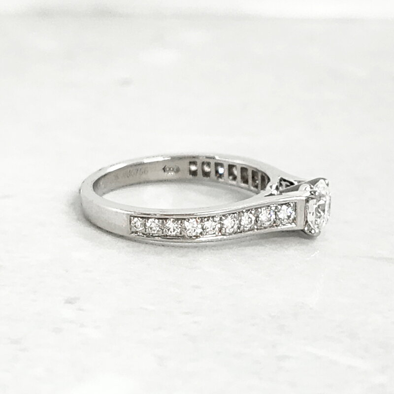 【セール】【Cartier】カルティエ 1895 メインダイヤモンド 0.36ct (H VS2 3EXCELL...