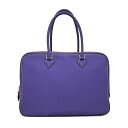 【HERMES】エルメス プリュム32 ウルトラバイオレット エトゥ―プ パープル 紫 トリヨンクレマンス ハンドバッグ ショルダーバッグ ビジネスバッグ ゴー...