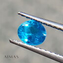 ネオンブルーアパタイト ルース ◆ 0.325ct オーバルカット 楕円 裸石 希少石 レアストーン 【ルース】【送料無料】RRR.TM/BS 【製品へのオーダー加工承ります】