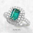 グランディディエライト 0.94ct リング 12号 PT950 プラチナ ダイヤモンド 指輪 ダイヤ取り巻き ヘイロー 二重取り巻き グランディディエライトリング ステップカット 長方形 スクエア <鑑別書> 希少石 レアストーン【新品】【ジュエリー】【送料無料】RLG.TN(4)