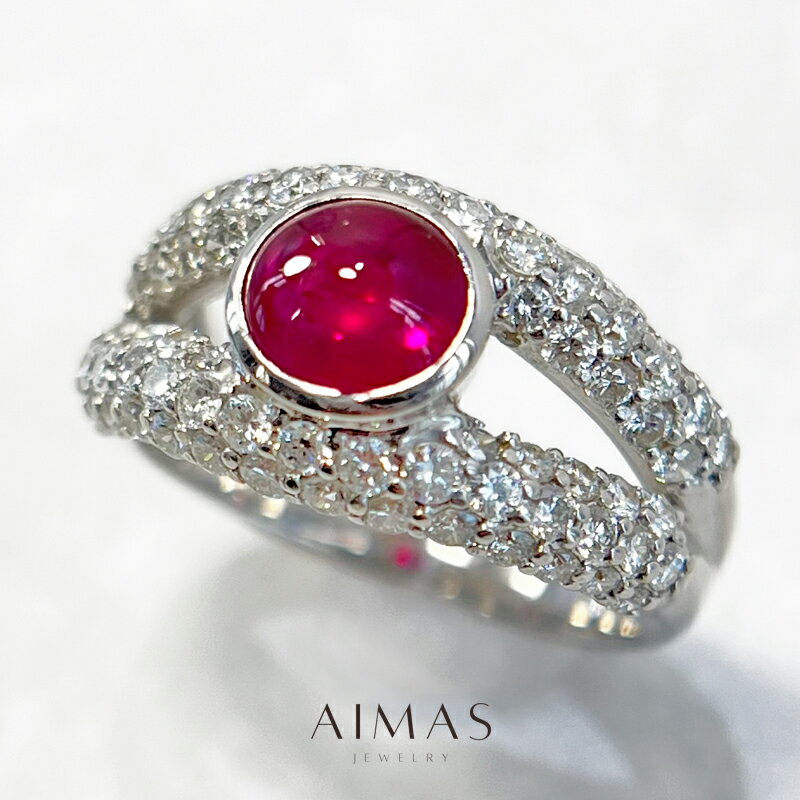 【中古】ルビー1.28ctリング1...