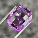 アメジスト 16.48ct ルース ◆ クッションカット チェッカーカット チェッカーボードカット スクエア 四角 アメシスト 紫水晶 クォーツ アメジストルース 大粒 2月誕生石 裸石 【ルース 送料無料】【製品へのオーダー加工承ります】RLL.R