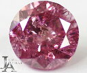 ダイヤモンドルース 0.511ct FANCY VIVID PURPLISH PINK I-3 ファンシービビット パープリッシュピンク(ファンシーヴィヴィット) 裸石＜中央宝石＞＜ピンクダイヤ＞（0.5ct）【中古】【送料無料】【製品へのオーダー加工承ります。ご相談ください。】