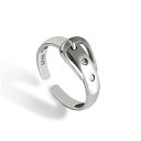 【在庫限り】リング ベルト型 指輪 シルバーアクセサリー ヒップホップ アクセサリー ガーネットカラー ジュエリー ジュエル jewel レゲエ クラブCLUB...