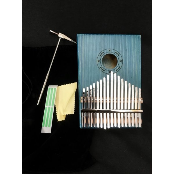 【在庫限り】アフリカ民族楽器 カリンバ アフリカ楽器 Kalimba 17キー　親指ピアノ　ナチュラルカラー　打楽器　コンパクト　バンド　オーケストラ バレンタイン