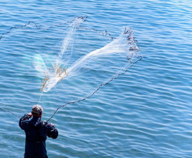 【ランキング1位5冠達成】 投網 とあみ 魚 漁業 漁師 フィッシング スポーツ ネット 釣りネット 手投げ漁網 釣り キャストネット 網 操作簡単 川 池 湖 海 仕掛け