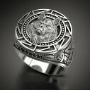 【在庫限り】 リング 狼 ウルフ オオカミ トルネード 指輪 シルバーアクセサリー ヒップホップ アクセサリー ジュエリー ジュエル jewel レゲエ クラブ...