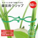 【在庫限り】植物 野菜 ホルダー ーVer2ー 大サイズ Lサイズ フック リングホルダー 6cm 50ペアセット ガーデニング ガーデン 支柱 畑 グリーン ...