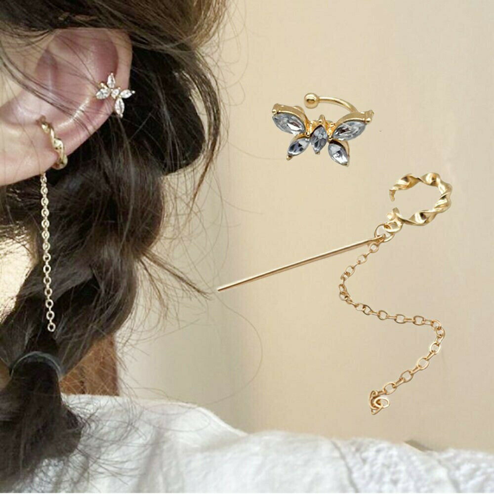 今だけ20%OFF 9/11終了 【普通郵便発送】 【在庫限り】イヤーカフ 蝶々 バタフライ アクセサリー メンズ レディース おしゃれ かわいい 可愛い ゆめ...