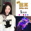 \1日限定★P10倍要エントリー/ カチューシャ 光る 猫耳カチューシャ 選べる5カラー 1個販売 ナイトライト 誕生日 会 パーティ イベント インスタ 女の...