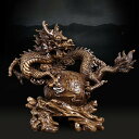 楽天AiO　Online　Store【ランキング1位6冠達成】 【人気商品】風水 特大 龍 ドラゴン 置物 竜 玄関 龍の飾り 風水グッズ レジン 開運祈願 金運祈願アイテム 龍神 開運 金運 財産運 出世運 恋愛運 幸福 成功 プレゼント 贈り物 開運厄除 祈願成就 金運上昇 開運 運気上昇 バレンタイン