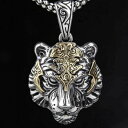 【ランキング1位3冠達成】 ネックレス 虎 トラ タイガー Tiger 首輪 アクセサリー ヒップホップ ジュエリー ジュエル jewel レゲエ クラブCLUB メンズ 男女兼用 HIPHOP ヒップホップ系 ストリート系 B系 ギラギラ 縁起が良い 開運 金運 成功 神様 風水 飾り物 バレンタイン