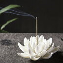 【ランキング1位4冠達成】 お香立て 蓮の花 蓮華 風水 開運 線香立て ホワイト オブジェ 幸運ロータス 金運 幸運蓮華 アジアン 香炉に合うアジアン 雑貨 ...