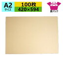 ダンボール板 A2サイズ (420×594×3mm) (無地×100枚) 日本製 段ボール板 板ダンボール 板段ボール 当て板 工作 下敷き 当て台紙 荷物カバー 発送用(3)