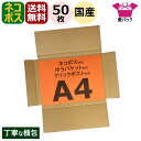 ネコポス 箱 2.5cm A4サイズ (307×218×18) 50枚 ネコポス ゆうパケット クリックポスト 日本製 60サイズ ダンボール 段ボール ダンボール箱 段ボール箱 規格内 メール便 梱包材 資材 通販用 小物用 フリマアプリ メルカリ ネットショップ オークション 薄型素材 無地ケース