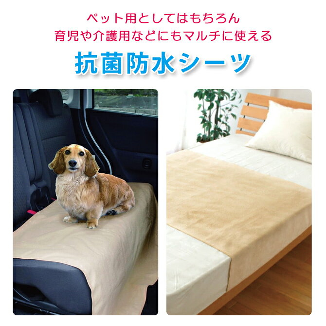 アイペット 楽天市場店の【2個セット】ポイント10倍 オカ　ペトモ抗菌防水シーツ（145×90cm）【送料込】沖縄県へのお届けは別途1100円の送料が加算されます｜アングル2
