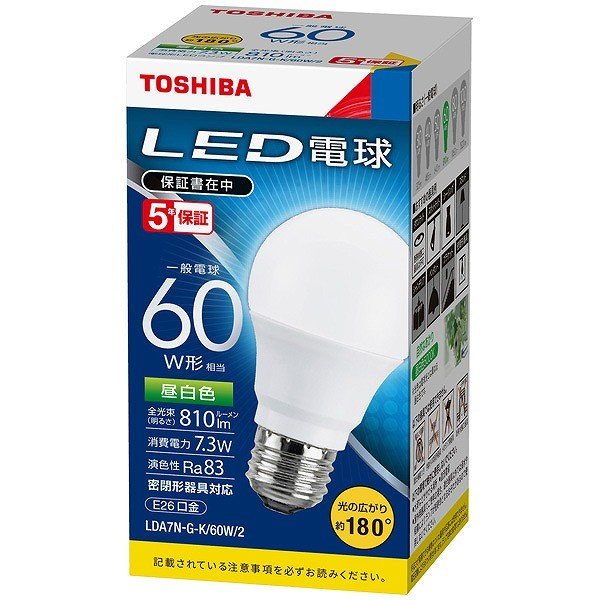 LEDŵ LDA7N-G-K/60W-2 ǥ饤ƥå ŵ E26 ۸  ŵ60W (LDA7NGK60W2) LDA7N-G-K/60Wθѵ