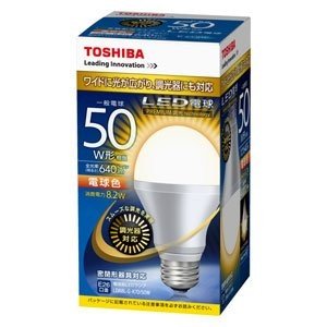 LED電球 LDA8L-G-K/D/50W 東芝ライテック 