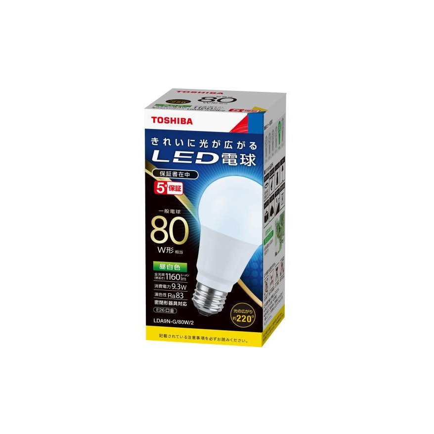 LED電球・電球形 東芝ライテック E26