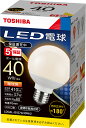 (手配品) LED電球 LDG4L-G/G70/40W/2 東芝ライテック E26口金 ボール電球40W形相当 電球色 (LDG4LGG7040W2)