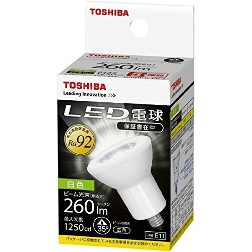 (10個セット)LED電球 LDR5W-W-E11/3 東芝ライテック ハロゲン電球形(LDR5WWE113)