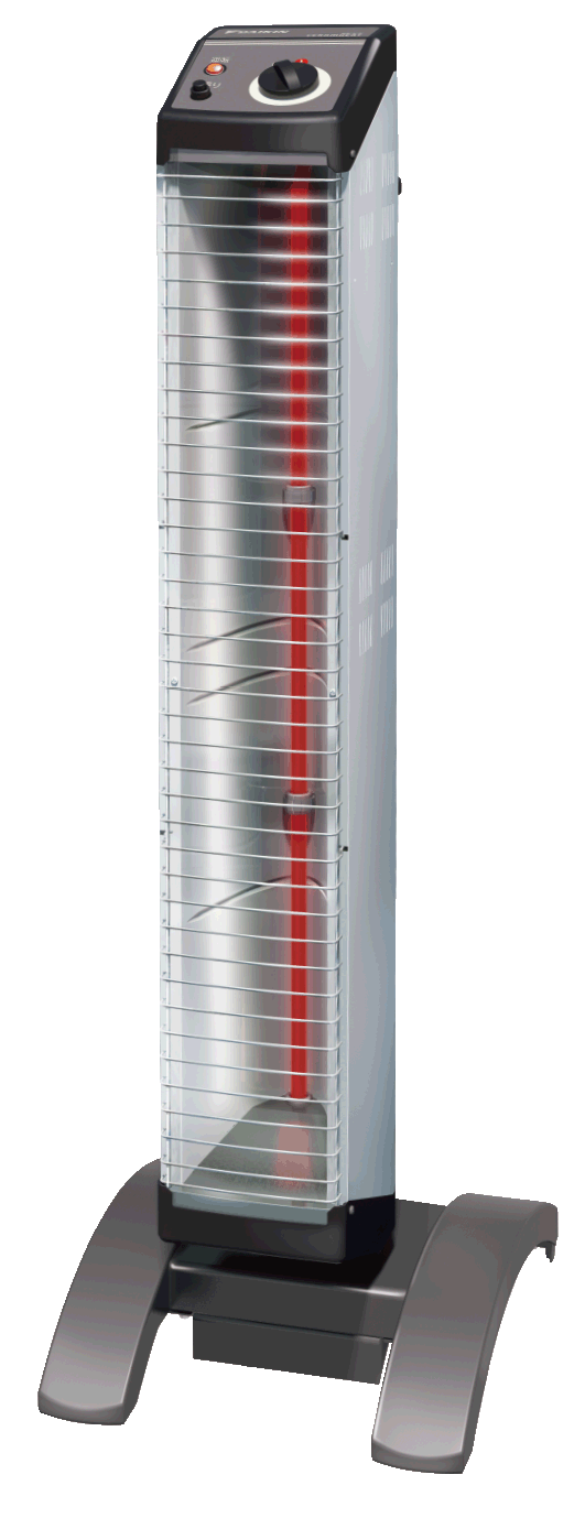 ダイキン　セラムヒート　ERKS15NV　遠赤外線暖房機　工場・作業所用　床置スリム形　自動首振タイプ　シングルタイプ