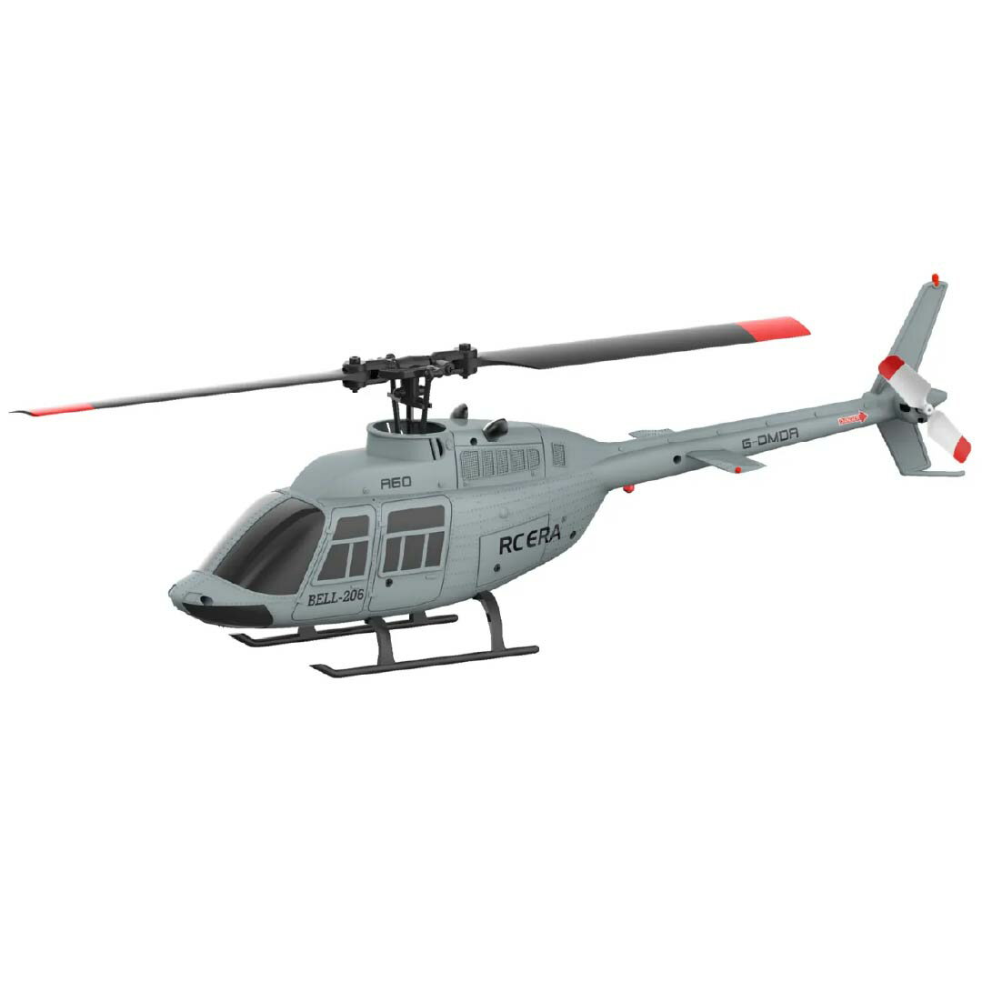 RCヘリコプター RCERA A60 Mini Bell206 RTF 技適取得済み 100g未満 小型ラジコンヘリ 6軸ジャイロ 高度維持 初心者向け スケールヘリ 屋外飛行可能 2カラー 3