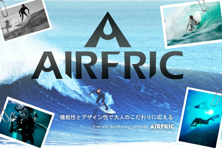 AIRFRICウェットスーツタッパーベスト袖なしメンズレディース3mmサーフィン釣りXd1110