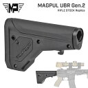 【 E&C 製 】 電動ガン M4シリーズ対応 MAGPUL UBR Gen.2 Collapsible ストック ライフルストック レプリカ ポリマー製 伸縮式 収納スペース | マグプル Gen2 ストック AEG STD M16 スナイパー マークスマン AR15 固定ストック