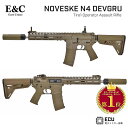 【楽天ランキング1位】 電子トリガー内蔵 フルメタル製 E C スタンダード 電動ガン NOVESKE N4 Gen.1 DEVGRU Dead Airタイプ SANDMAN-K QDサプレッサー付 セミオート フルオート 3点バースト ダークアース / EC-867E-DE ライフル エアガン エアーガン サバゲー