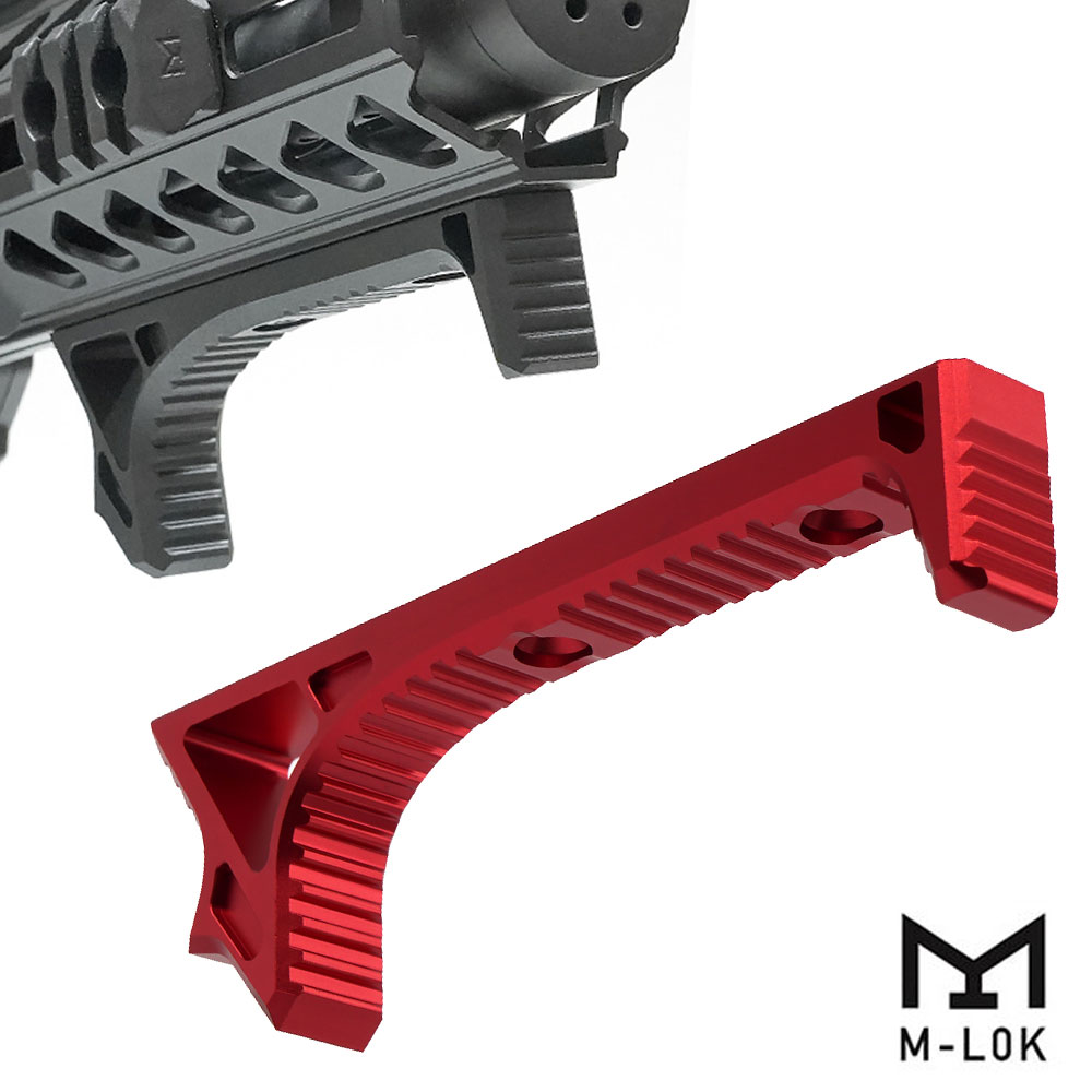 【 METAL 製】 M-LOK 対応 Strike Industries タイプ フォアグリップ LINK CURVED FOREGRIP アルミ製 東京マルイ エアガン エアーガン ハンドストップ Mロック エムロック Mlok ストライクインダストリーズ リンク オプション カスタム パーツ サバゲー サバイバルゲーム