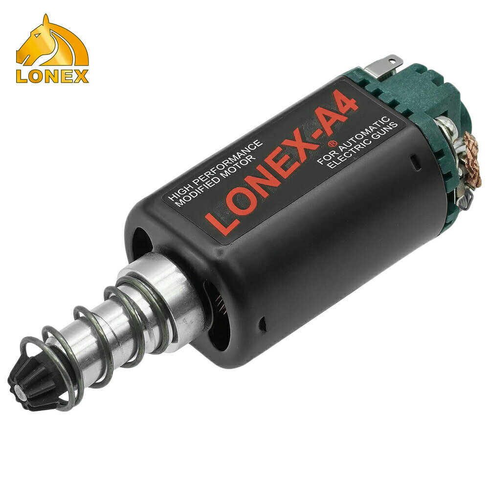 【 LONEX 製】 LONEX - A4 スタンダード ハイスピード モーター ロング 東京マルイ エアガン エアーガン サバゲ— サバゲ サバイバルゲーム カスタム パーツ カスタムパーツ