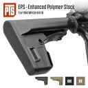 【 PTS 製】 M4シリーズ 対応 EPS エンハンスド ポリマーストック ラバーパット搭載 LiPoバッテリー収納可 BK DE ミルスペック バッドストック エアガン エアーガン ガスガン 電動ガン 銃 オプション カスタム Enhanced Polymer Stock サバゲー サバイバルゲーム