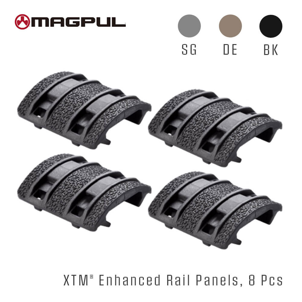  XTM エンハンスド レイルパネル 20mmレイル対応 8ピースセット Enhanced Rail Panels | マグプル エアガン エアーガン 電動ガン ガスガン ガスブローバック AEG GBB レイルカバー 銃 オプション カスタムパーツ ミリタリー サバゲー サバイバルゲーム