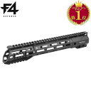 【 DYTAC 製 】 東京マルイ M4シリーズ対応 F4 Defense 正式ライセンス ARS M-lok 11インチ ハンドガード 6061アルミニウム CNC ハードアルマイト ミリピッチ 20mmレイル対応 電動ガン AEG ガスブローバック GBB MWS エアガン エムロック サバゲー サバイバルゲーム