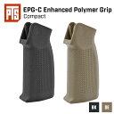 【 PTS 製】 GBB M4シリーズ対応 EPG-C エンハンスド ポリマーグリップ コンパクト 強化樹脂製 ガスブローバック / BK ブラック DE ダークアース 東京マルイ エアガン エアーガン ガスガン オプション カスタム パーツ 銃 ピストルグリップ サバゲー サバイバルゲーム