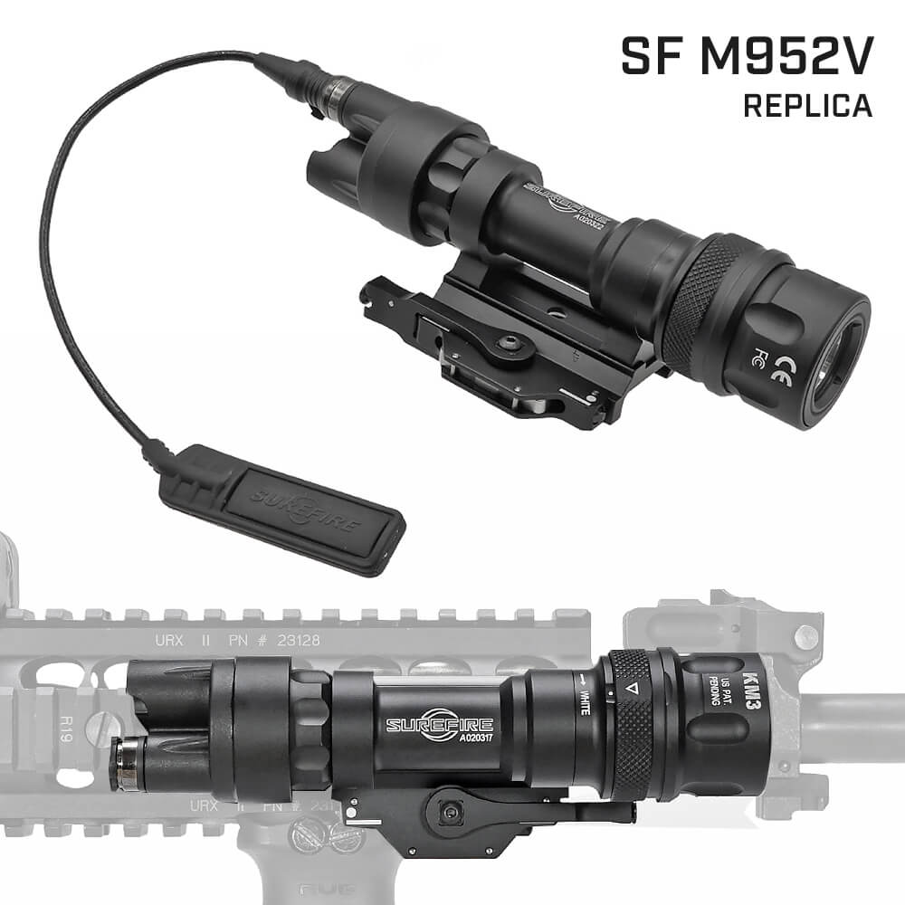 【 SUREFIRE タイプ】 M952V ウェポンライト レプリカ LED＆IR 2モード搭載 20mmレイル対応 高光度LEDライト NVG スカウトライト | SF シュアファイア 赤外線 NVG ナイトビジョン タクティカル…