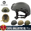  Team Wendy タイプ EXFIL BALLISTIC SL バリスティック ヘルメット レプリカ Wilcoxタイプ L4 シュラウド搭載 サイズ M/L (57cm-62cm) | エアガン エアーガン 装備品 コスプレ オプション ミリタリー サバゲー サバイバルゲーム