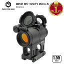 【楽天ランキング1位】【 Evolution Gear 製 】COMP M5 ドットサイト本体 & UNITY FAST MICRO-S マウント レプリカ セ...