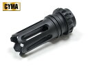 【 CYMA 製】 14mm逆ネジ対応 AACタイプ PHANTOM フラッシュハイダー スチール製 / CY-M034 エアガン 金属 オプション カスタマイズ カスタム パーツ