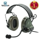 本格派ヘッドセット 【 WADSN 製】 WZ185-OD ComTac II スタイル タクティカル ヘッドセット ミリタリータイププラグ 東京マルイ エアガン エアーガン ガスガン 電動ガン ミリタリー 装備品 ギア サバゲー サバイバルゲーム オプション カスタムパーツ トイガン