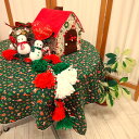 【クリスマス生地】10cm単位 クリスマス クリスマス生地 プレゼント サンタ くま リース ツリー 濃い緑色 ku-c-AD 女の子 男の子 保育園 長ぐつ ...