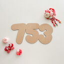 Airie 【 753 plate 】 七五三プレート フォトアイテム 撮影アイテム 送料無料